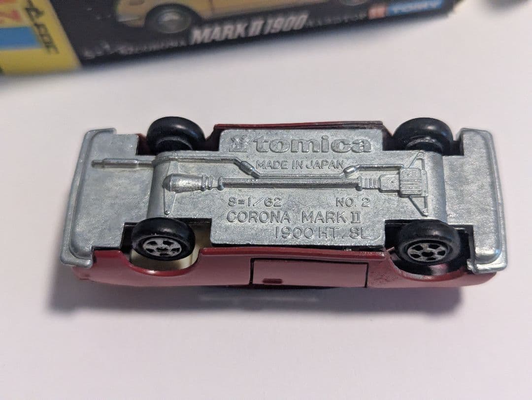 トミカ 黒箱 1a 箱付き CORONA マーク2 コロナ markⅡ 日本製