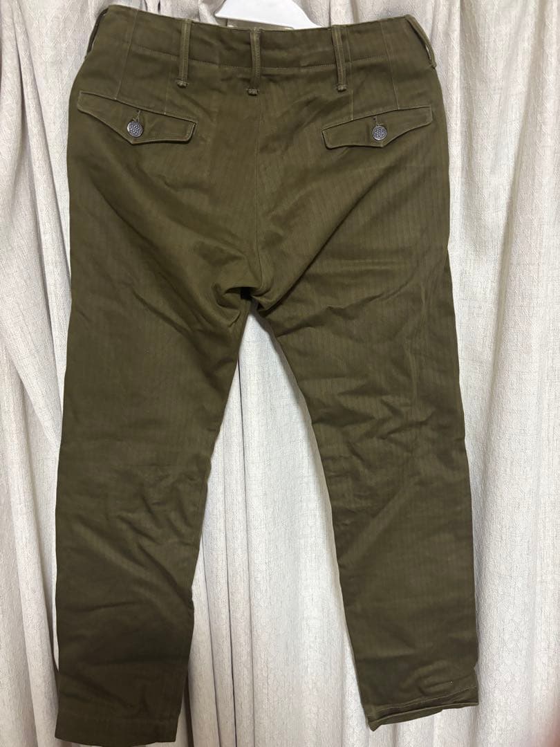 RRL ダブルアールエル ミリタリー チノパン トラウザー ヘリンボーン