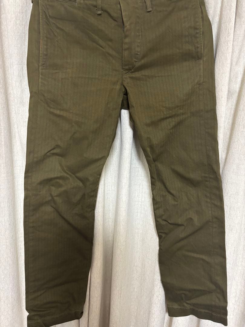 RRL ダブルアールエル ミリタリー チノパン トラウザー ヘリンボーン