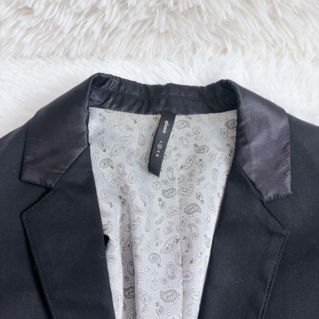 極美品 glamb タキシード テーラードジャケット M 総裏 ペイズリー