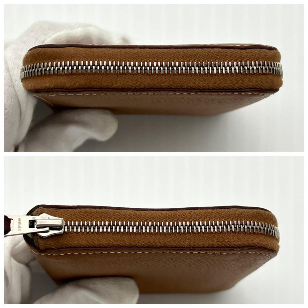 【希少・王者の虎】エルメス アザップ シルクイン コンパクト ゴールド