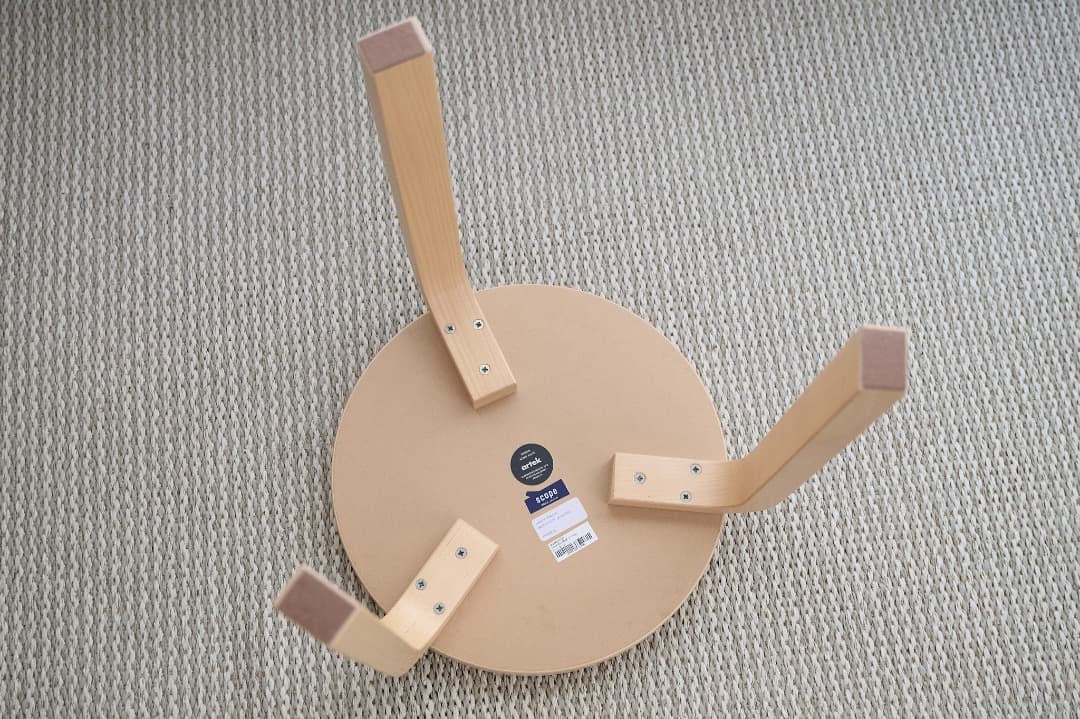 アルテック　スツール60 ３本脚　scope別注リノリウム ピューター