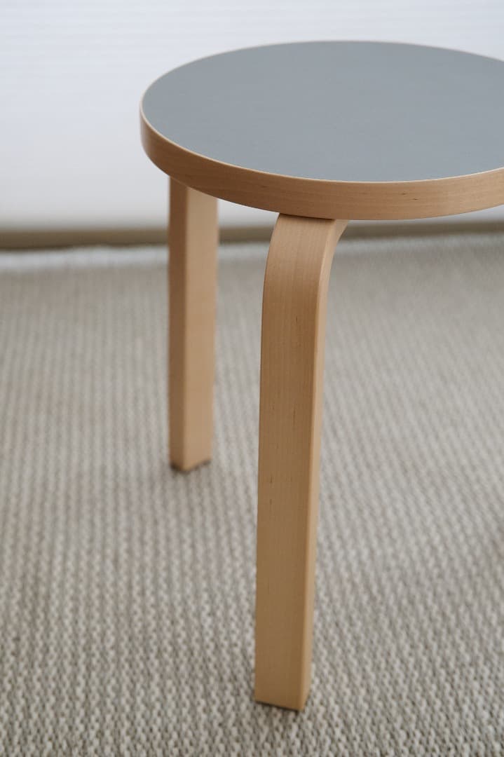 アルテック　スツール60 ３本脚　scope別注リノリウム ピューター