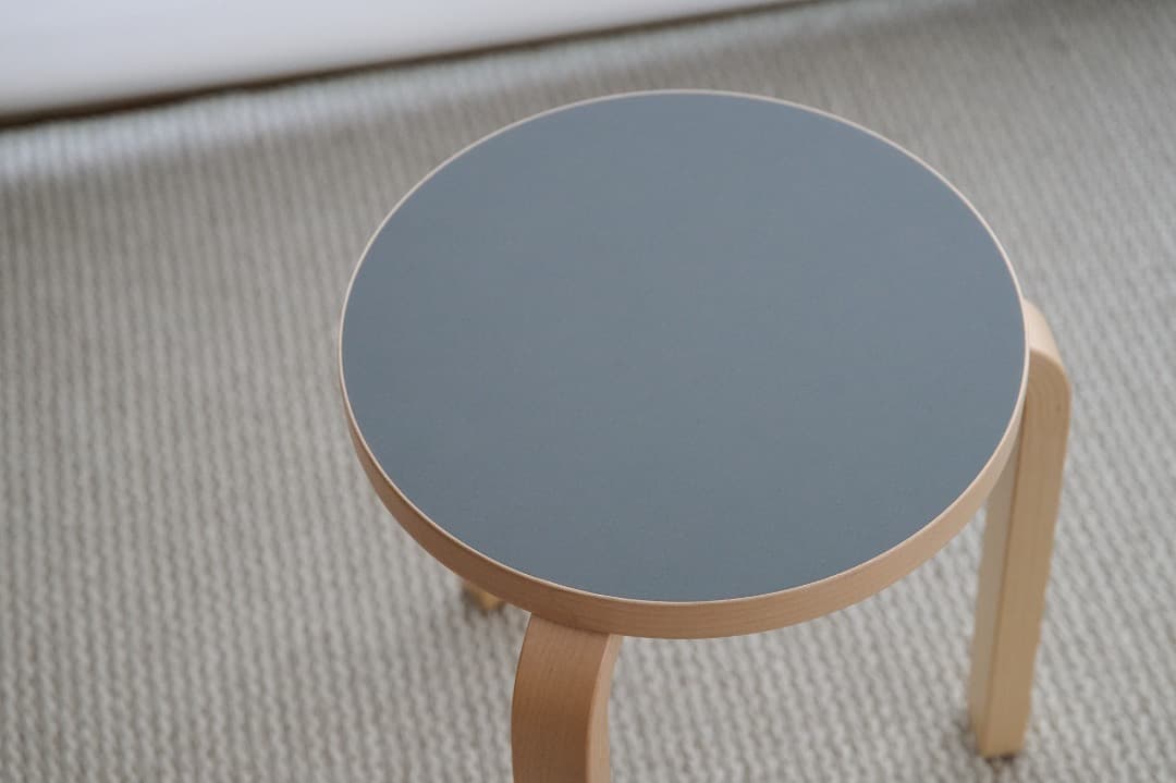 アルテック　スツール60 ３本脚　scope別注リノリウム ピューター