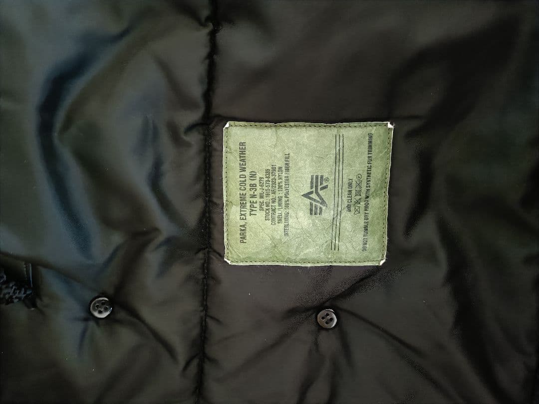 り*う様 ALPHA INDUSTRIES N-3B