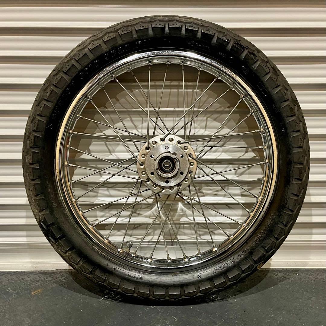 送料込み!! GT380 純正スポークホイール 19インチ　GS400