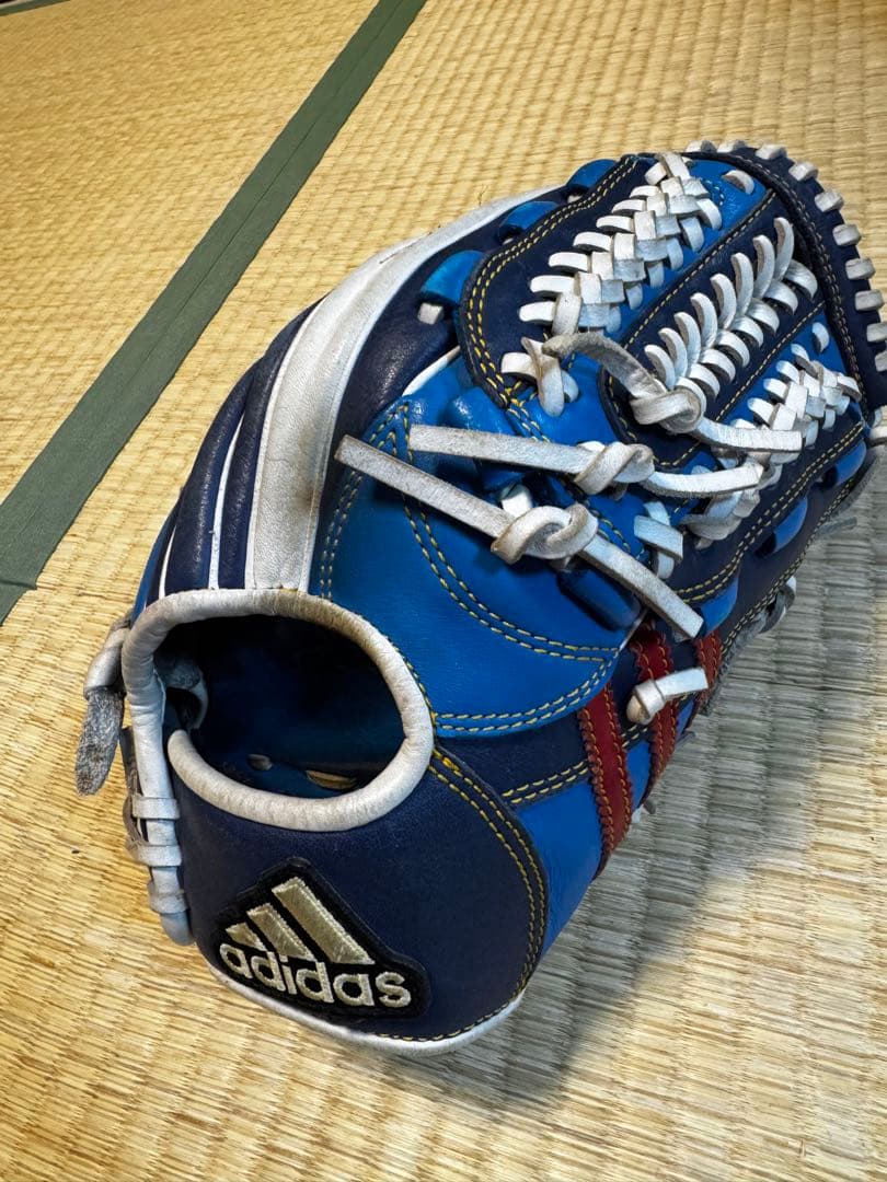 adidas 野球用グローブ 青