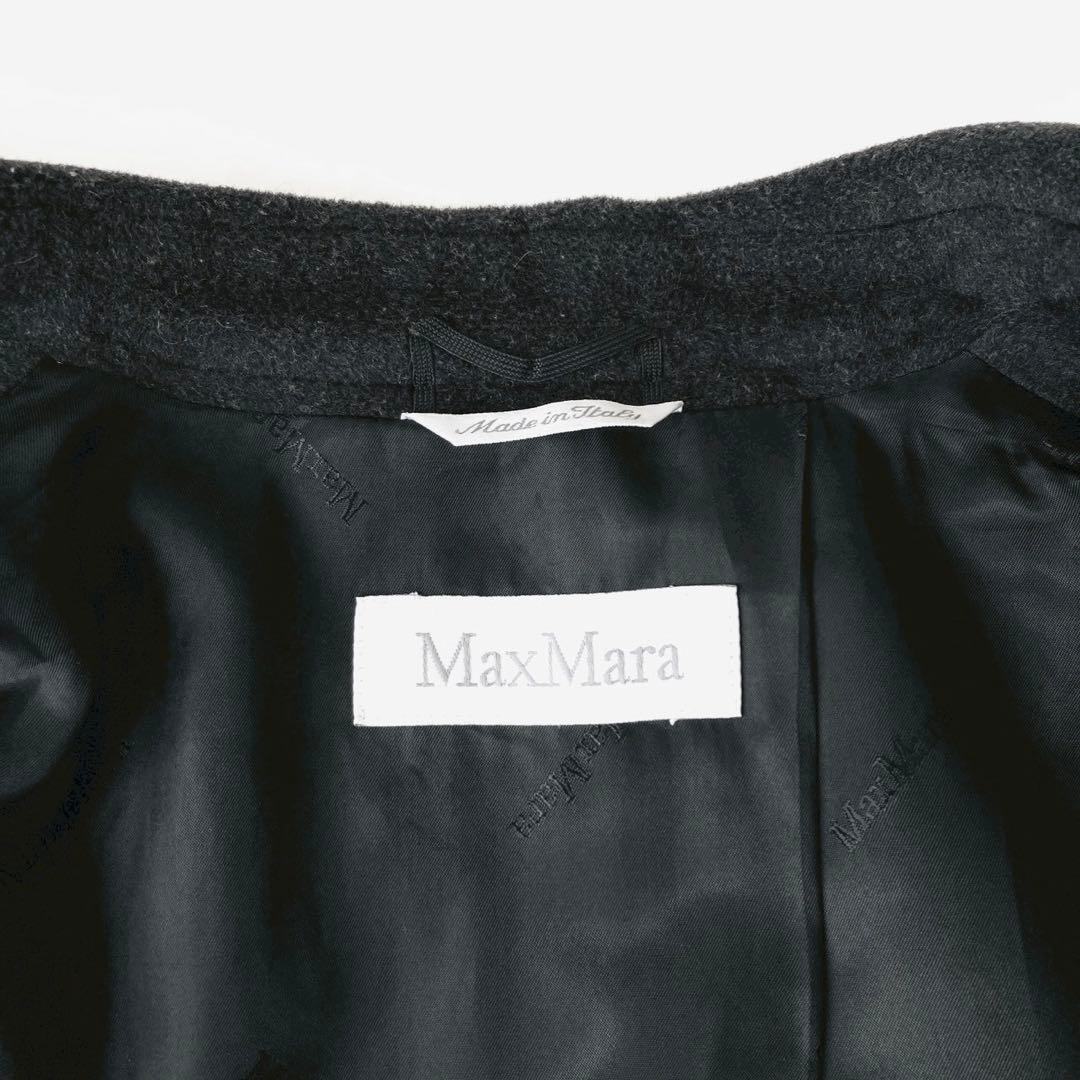 マックスマーラ　101801 最高級白タグ ダブルブレスト　アイコンコート　42