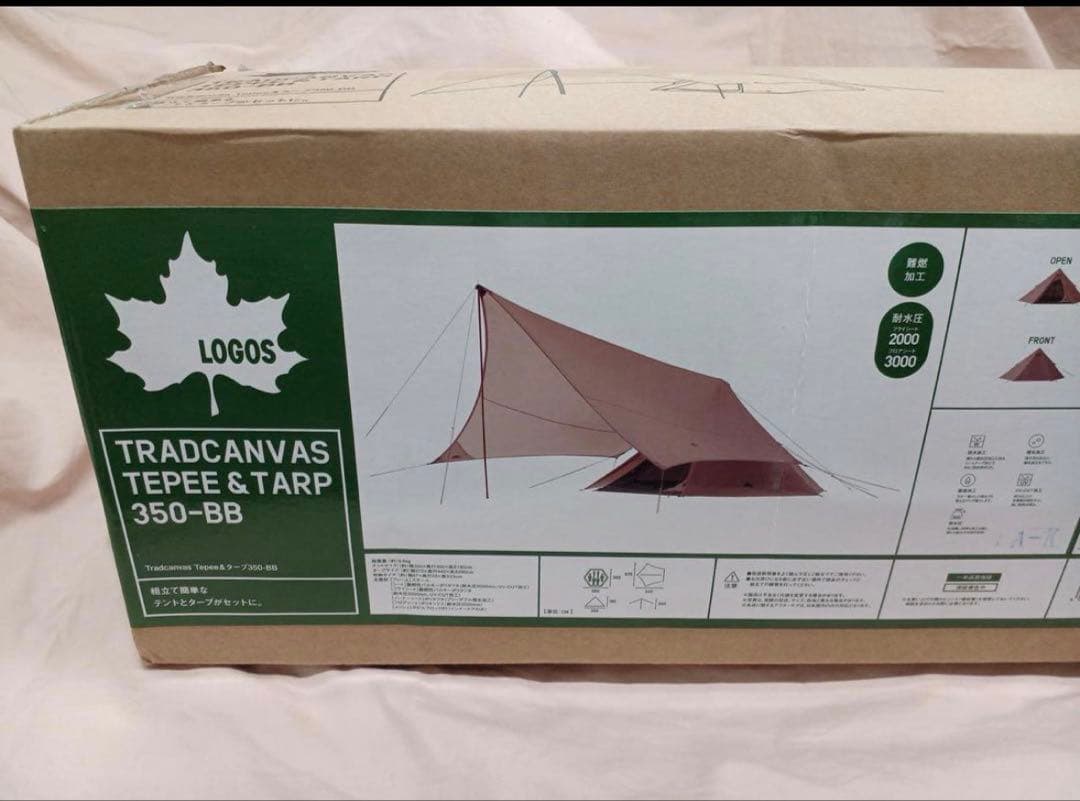 新品　ロゴス LOGOS Tradcanvas Tepee＆タープ350-BB