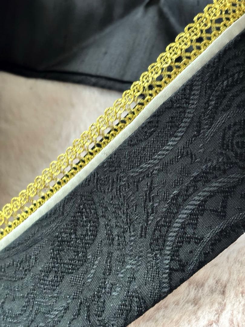 ふりふのジャカード重ね衿　振袖用