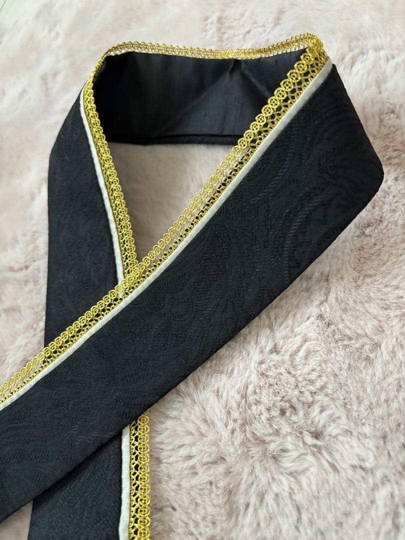 ふりふのジャカード重ね衿　振袖用