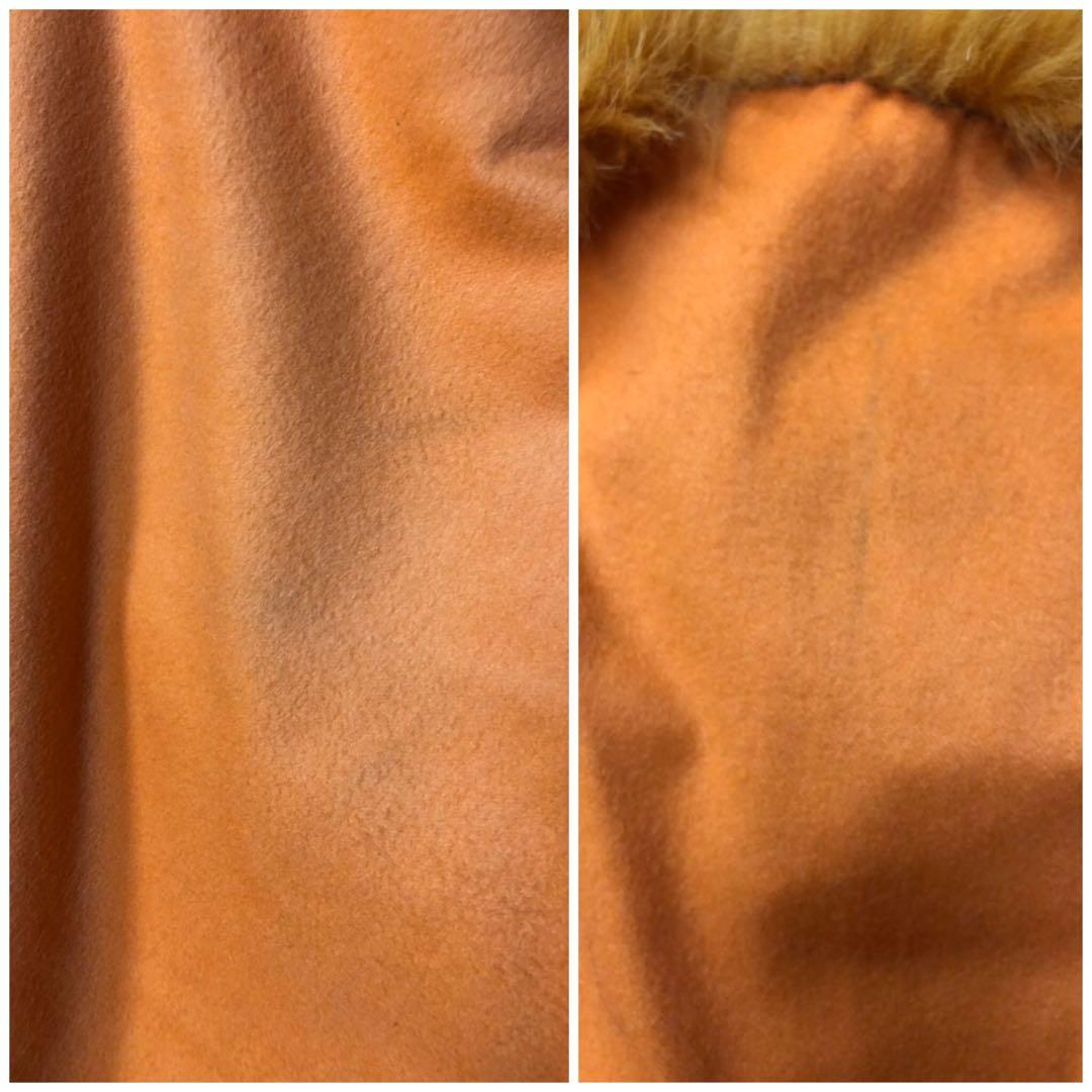 カシミア100% フォックスファーケープ、マントタグ付き