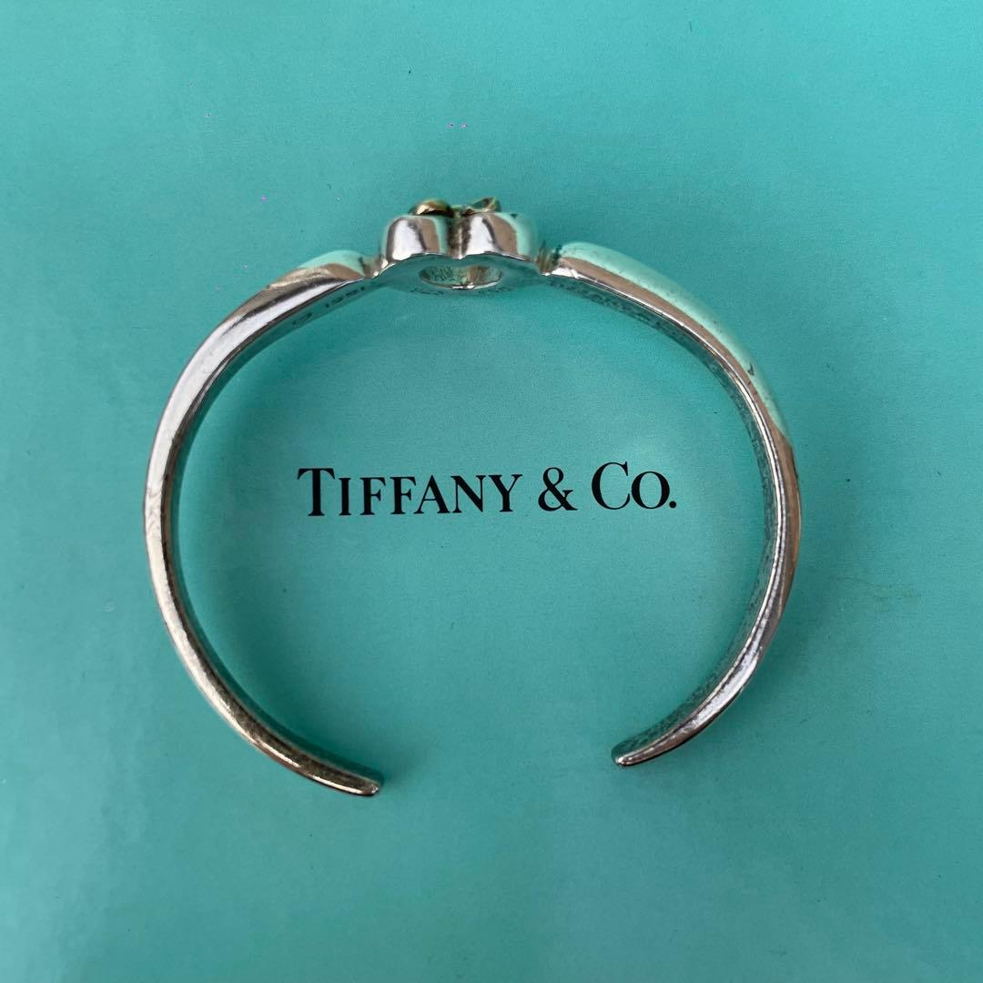 Tiffany & Co. ハート型バングル　リボン