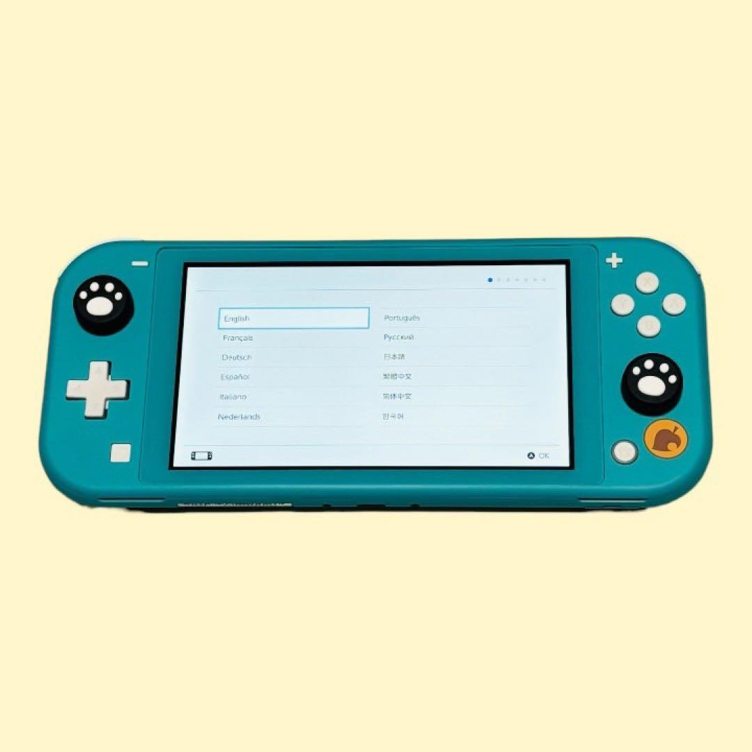 【ほぼ未使用品】Nintendo Switch Lite ターコイズ あつ森