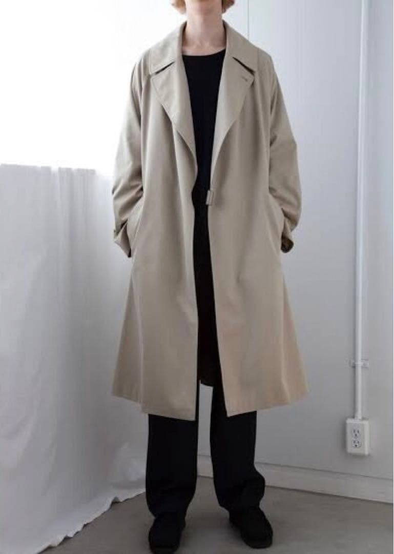 COMOLI 20ss コットンギャバ タイロッケンコート サイズ1