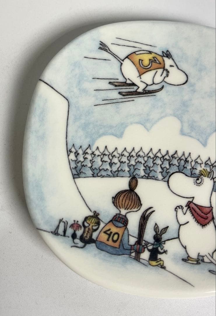 ☆Arabia☆ムーミン ウォールプレート☆Jump Slope☆