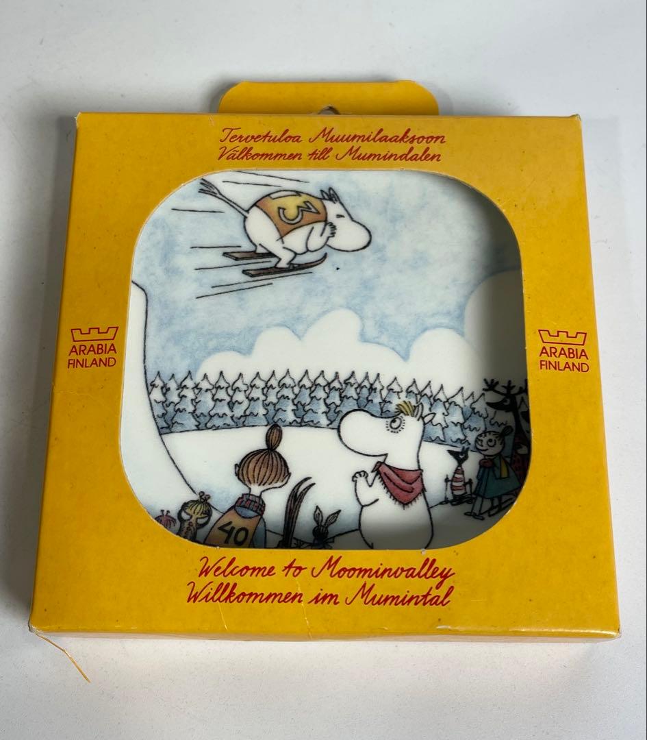☆Arabia☆ムーミン ウォールプレート☆Jump Slope☆