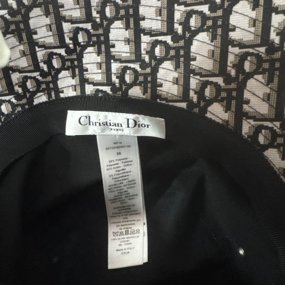 Christian Dior バケットハット M ブラック