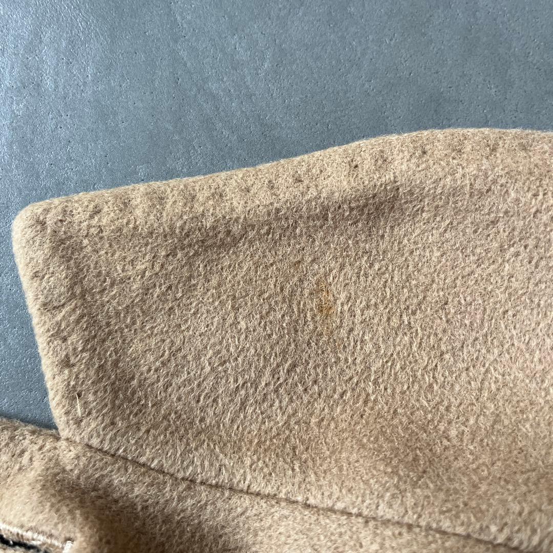 Max Mara ピュアカシミア100% コート 白タグ キャメル