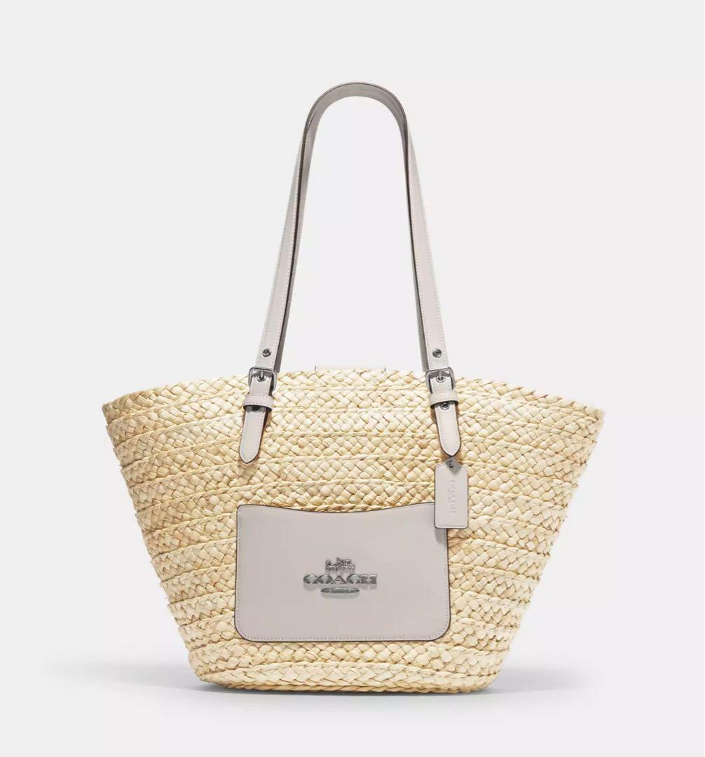 新品 未使用 COACH トートバッグ かごバッグ