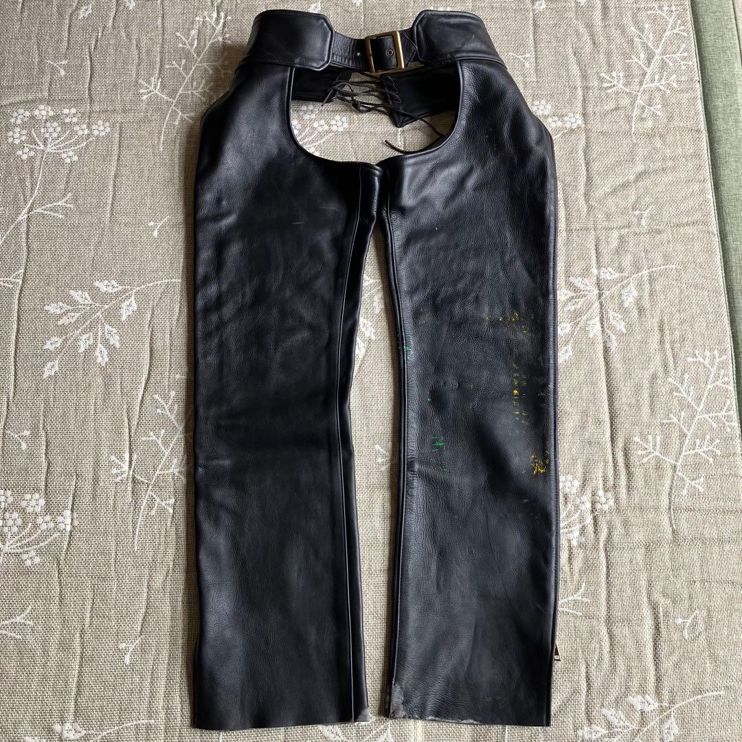 【177cm83kg】レア！ ？アメリカ製 バンソン レザーチャップス