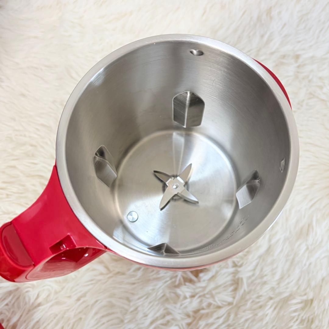 ソイリッチ SOY RICH 完全豆乳メーカー レッド レシピブック付き