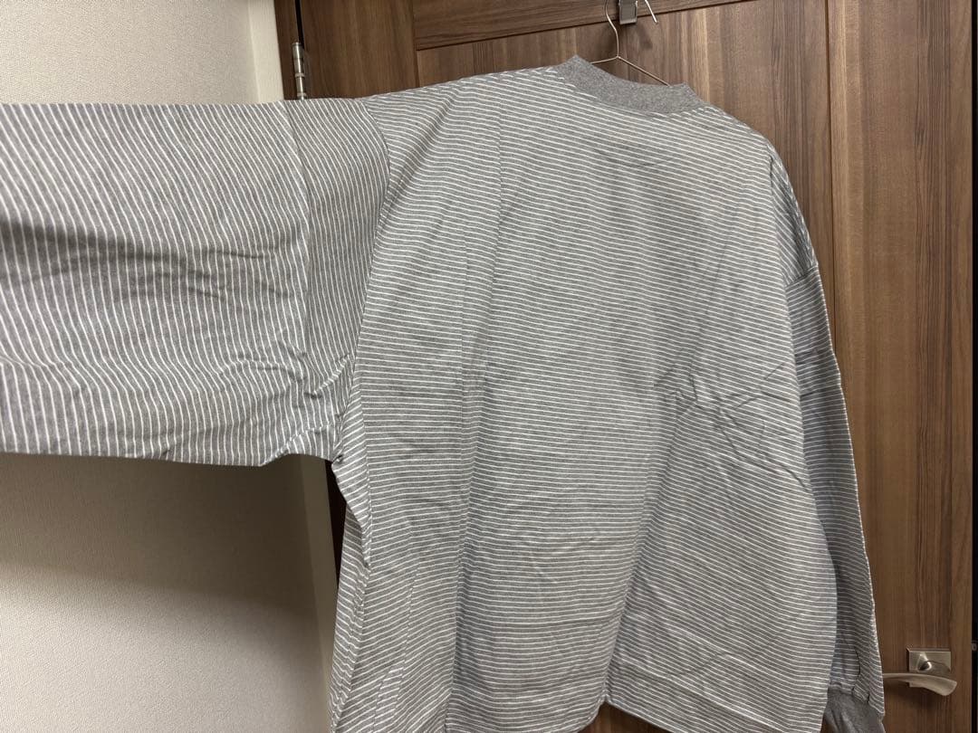 新品未使用 定価17,600円 イズネス バルーンロンT サイズL(48)グレー