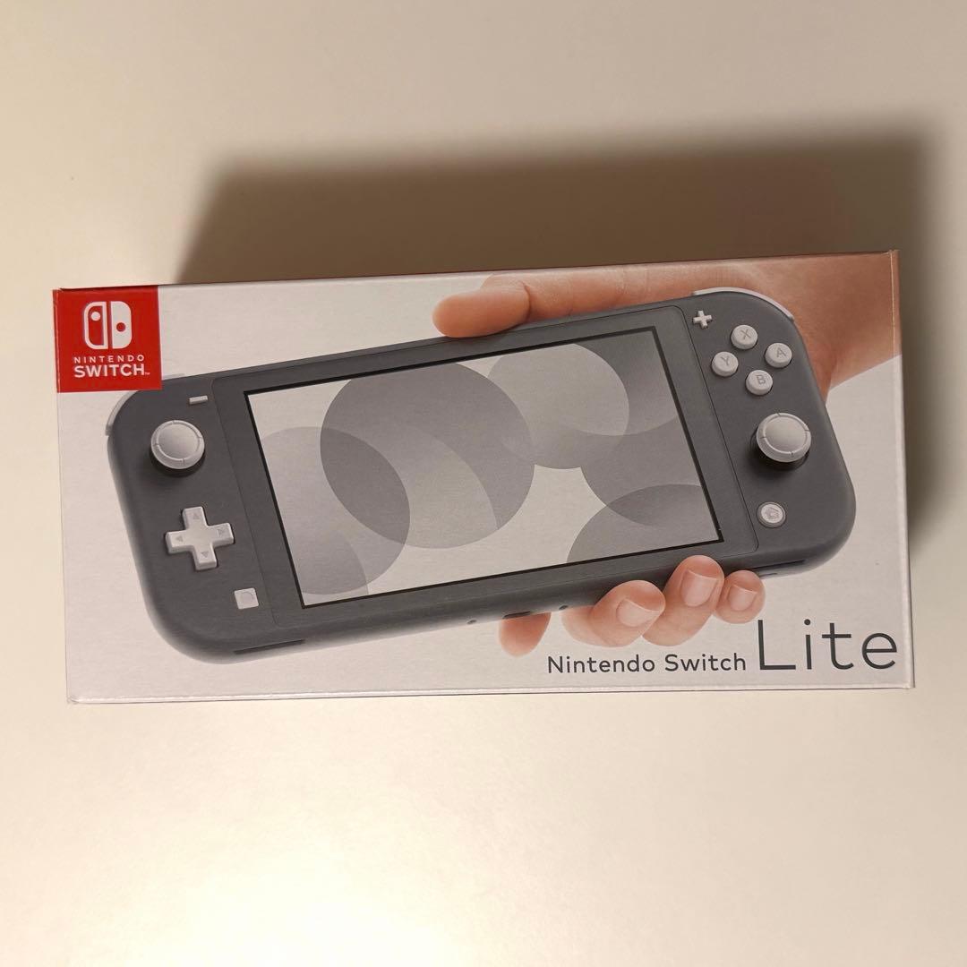 Nintendo Switch Lite 本体 グレー SD128GB・ケース付