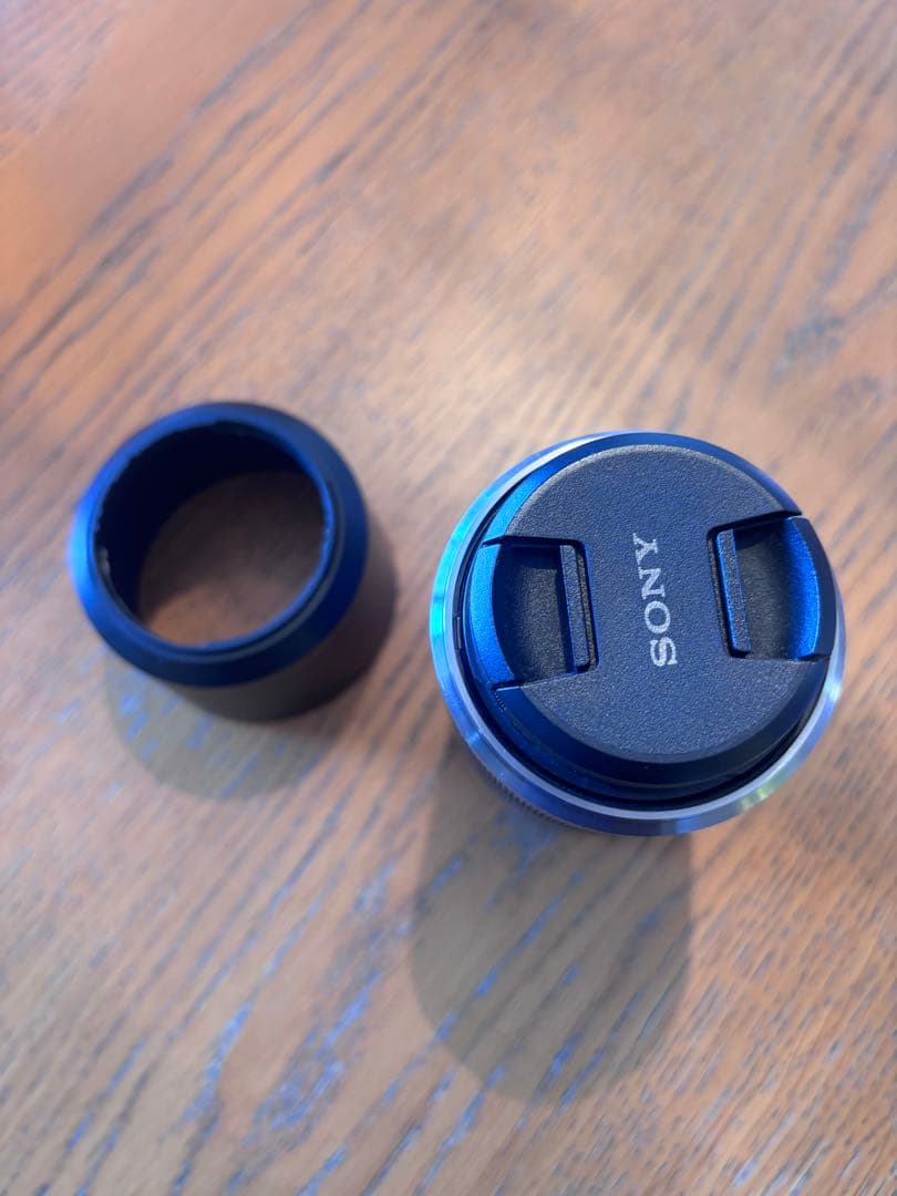 SONY SEL55210 望遠レンズ 　シルバー　marumiレンズカバー付属