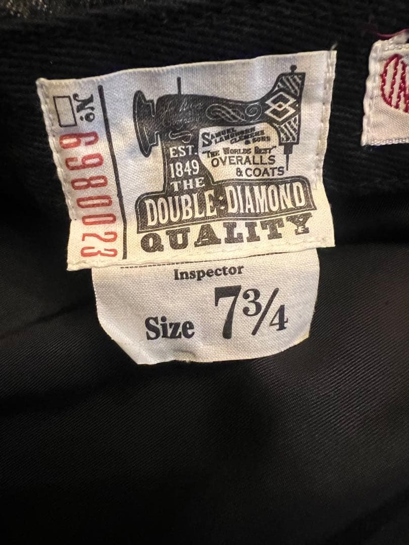 ザリアルマッコイズ ダブルダイアモンド キャスケット ワークキャップ