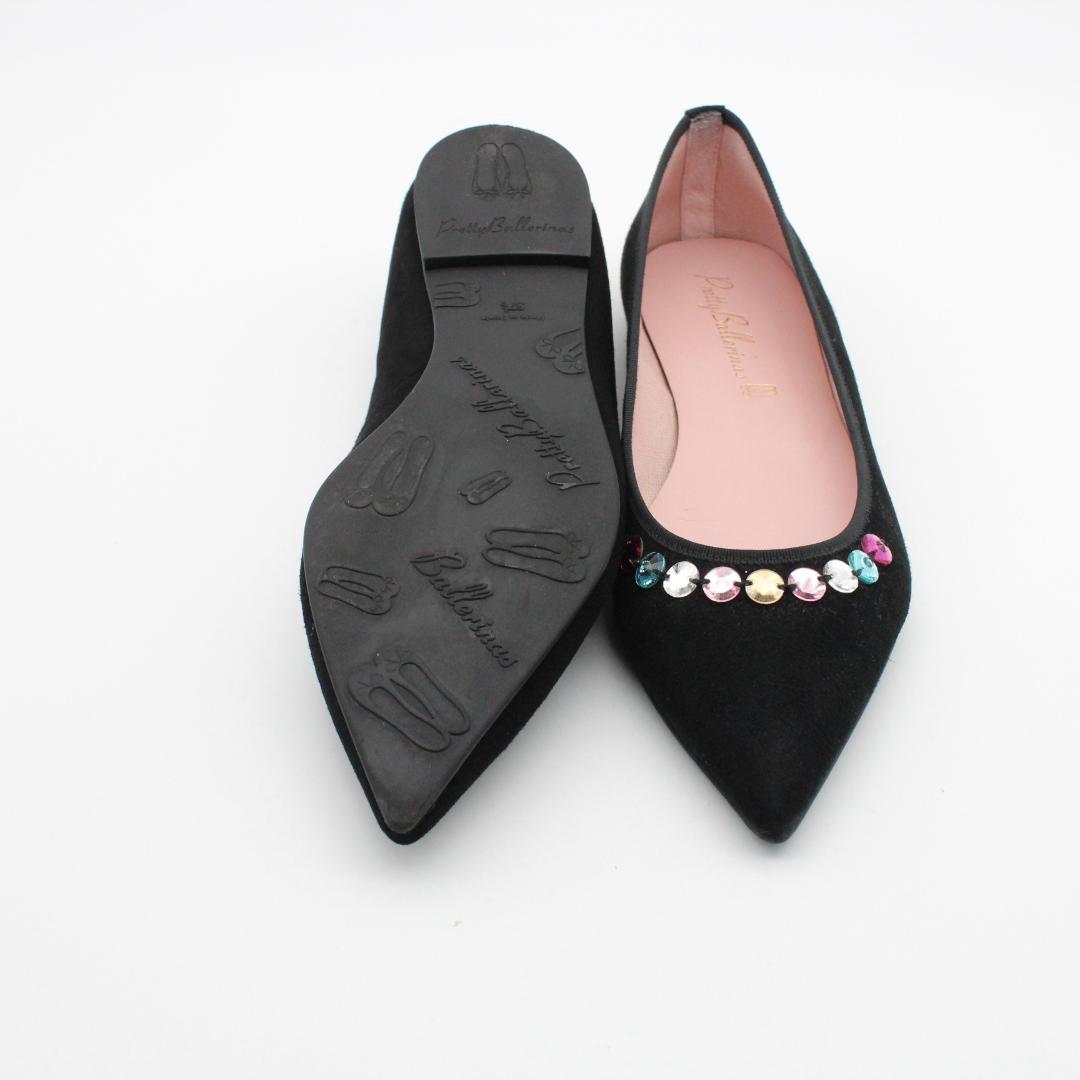 77■プリティ バレリーナ カラースワロフバレエパンプス(37半)超美品