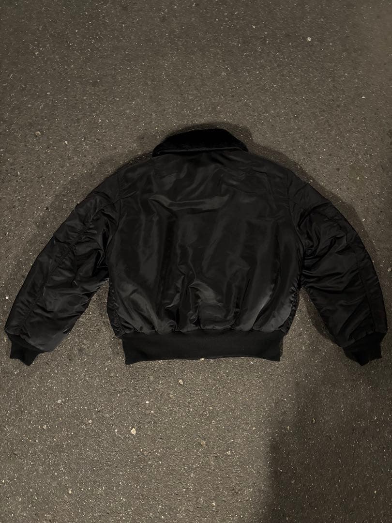 ALPHA INDUSTRIES ブラック MA-1ジャケット XL