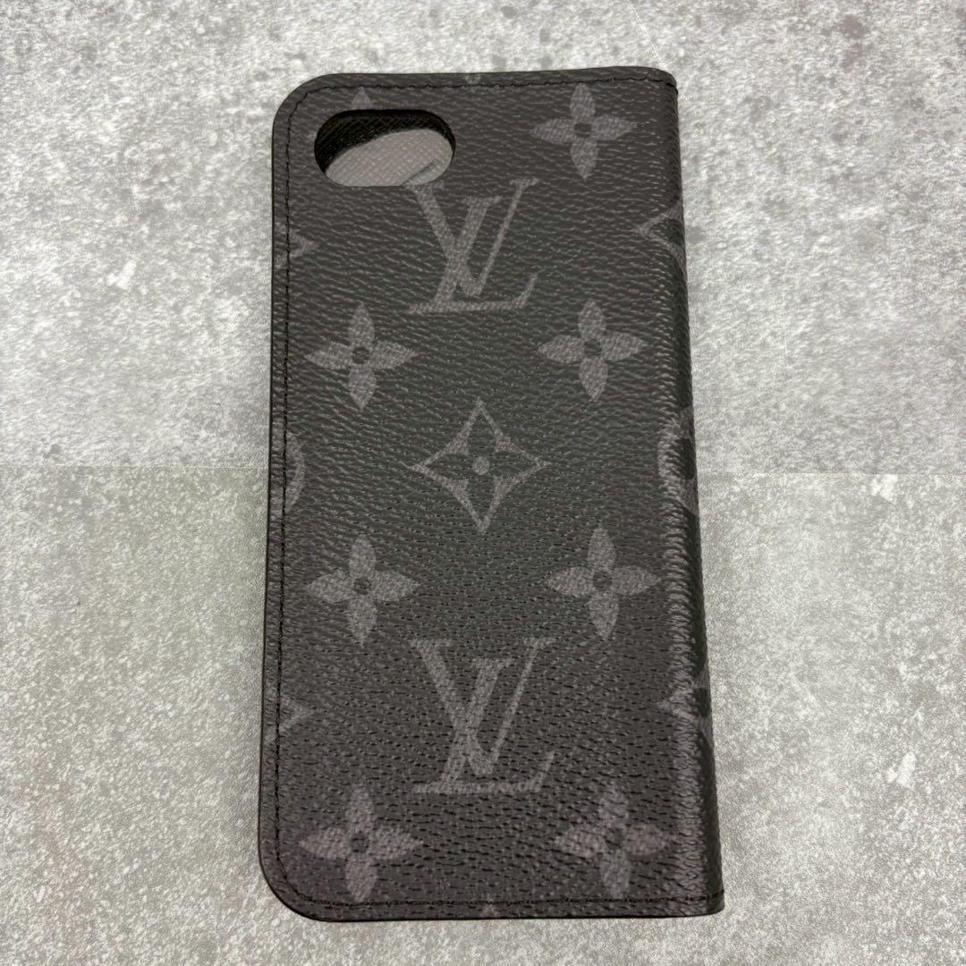 未使用 ルイヴィトン iPhone SE モノグラムエクリプス フォリオ ケース