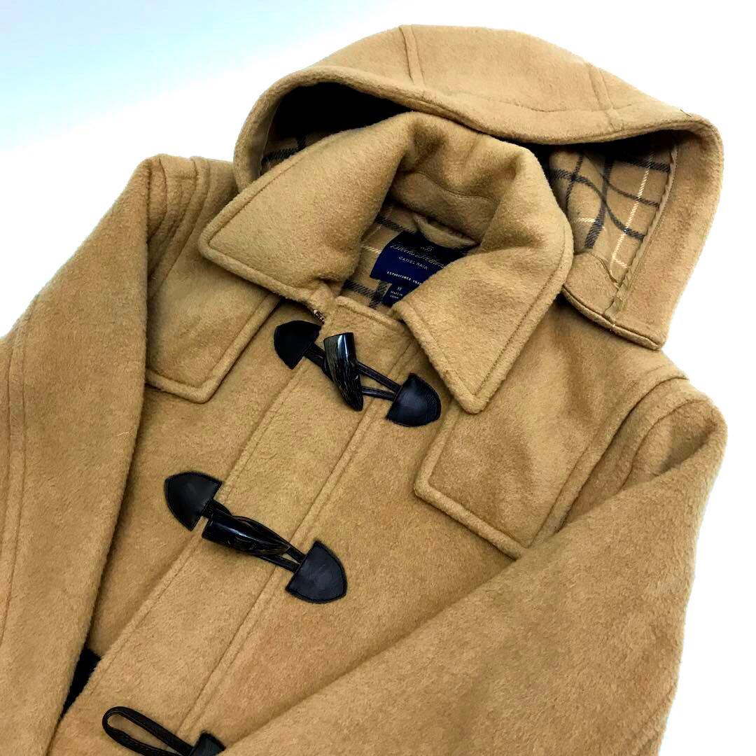 ☆極美品☆BROOKS BROTHERS ダッフルコート キャメルヘアー XS