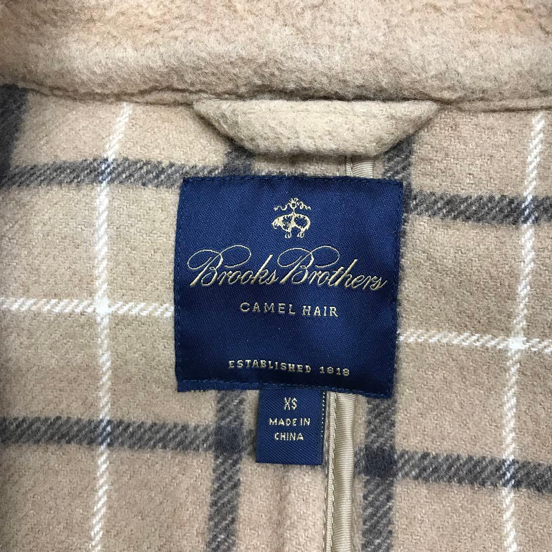 ☆極美品☆BROOKS BROTHERS ダッフルコート キャメルヘアー XS