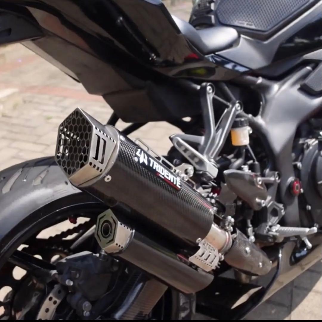 zx25r 可変式マフラー　常時音調整可能　手元操作　バイクマフラー　50.8π