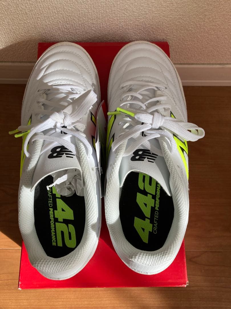 NBサッカートレシュ25.5cm 442TEAM フルグレインレザー(2E)