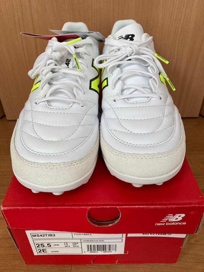 NBサッカートレシュ25.5cm 442TEAM フルグレインレザー(2E)