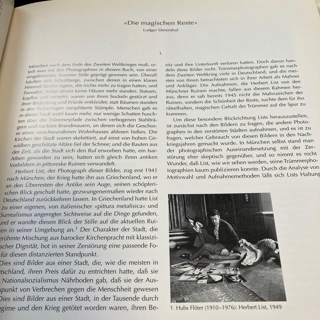 洋書 MEMENTO1945 MUNCHNER RUINEN/HERBERT LIST