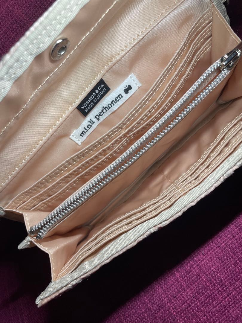 ミナペルホネン×ポーター　ロングウォト “tambourine” ピンク