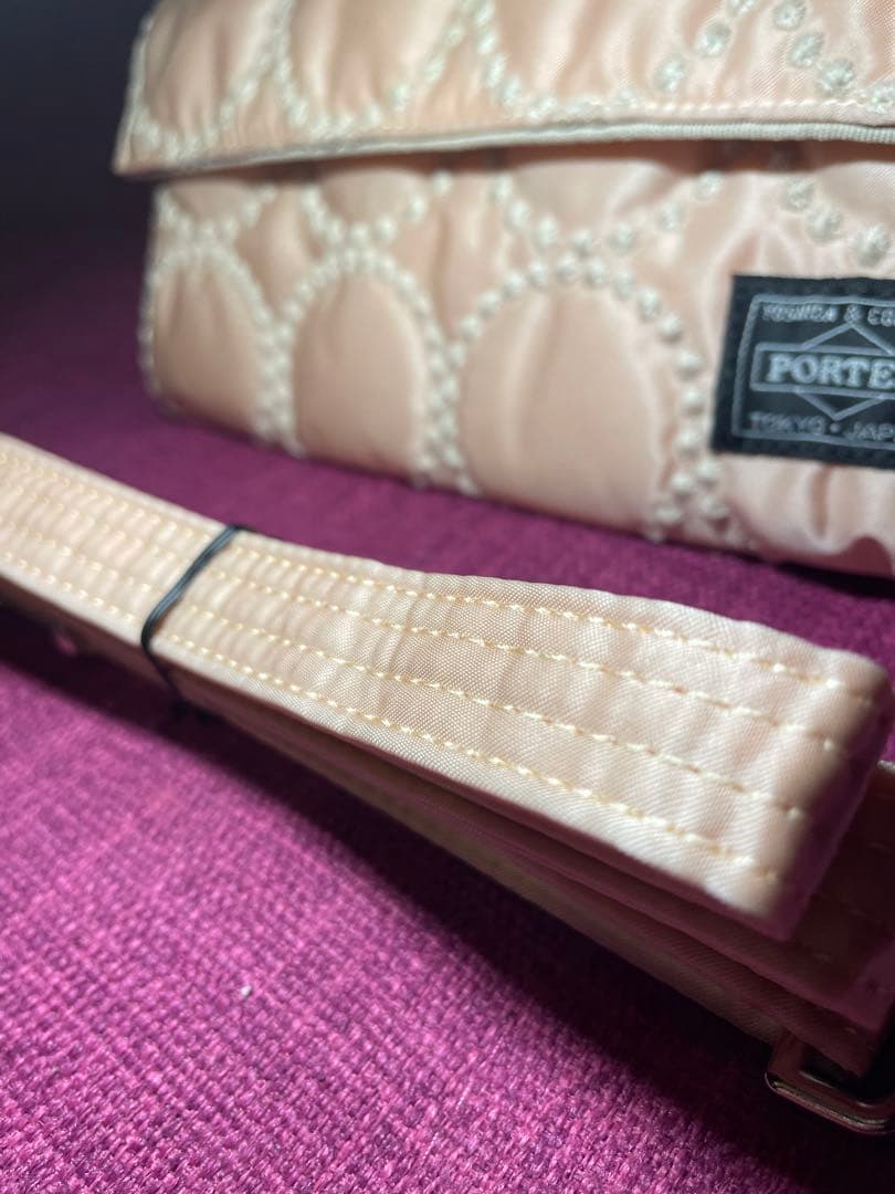 ミナペルホネン×ポーター　ロングウォト “tambourine” ピンク