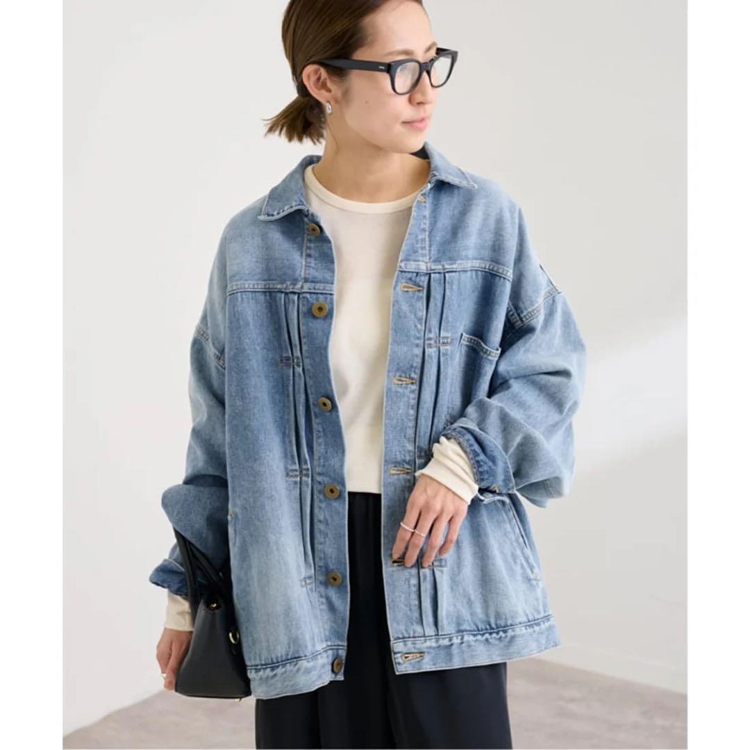 FRAMeWORK 【25AW新品】エクストララージデニムジャケット ブルー