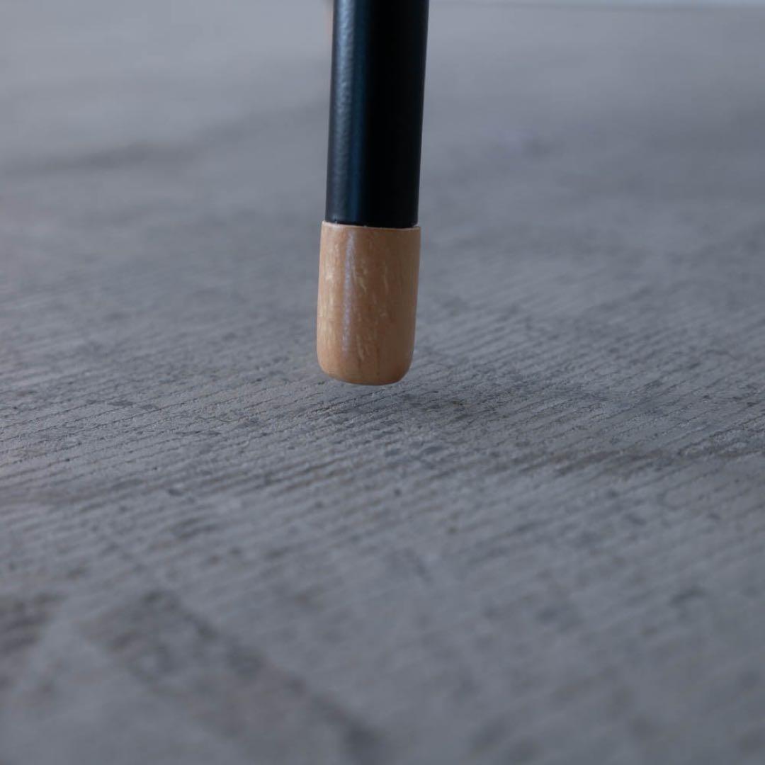 あおうみ　ダイニングチェア 本革　アイアン