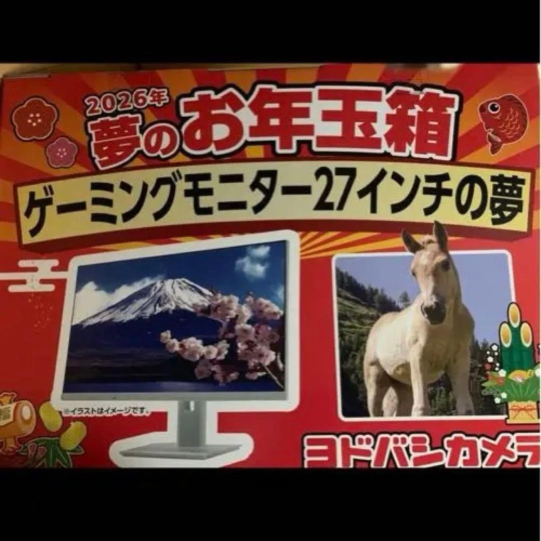 パ*ル様 ゲーミングモニター27インチの夢　ヨドバシ　福袋