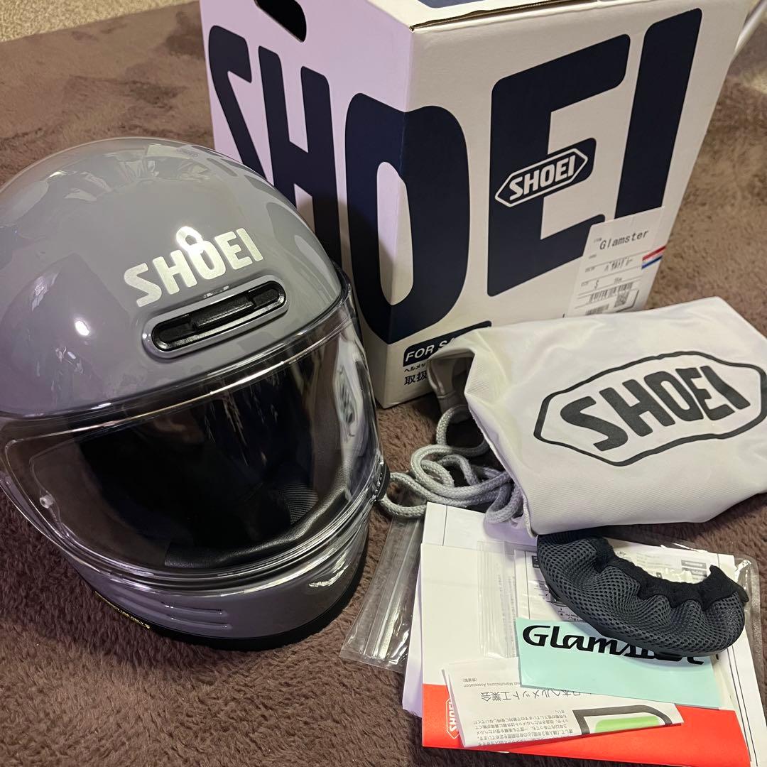 まあこ　SHOEI Glamster バサルトグレー フルフェイス