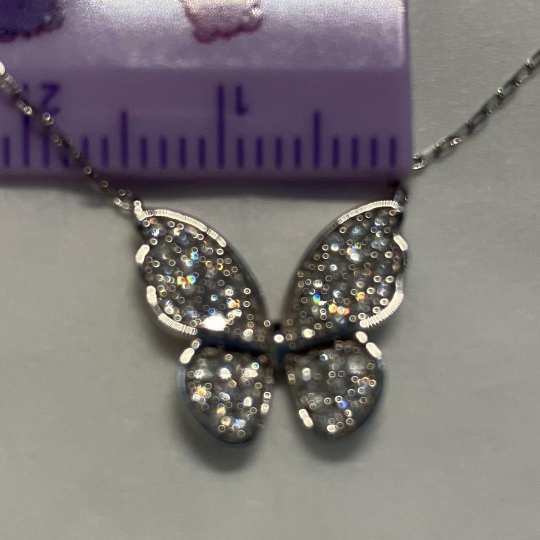 lkサロン　バタフライ小　wg 蝶 ネックレス　箱なし