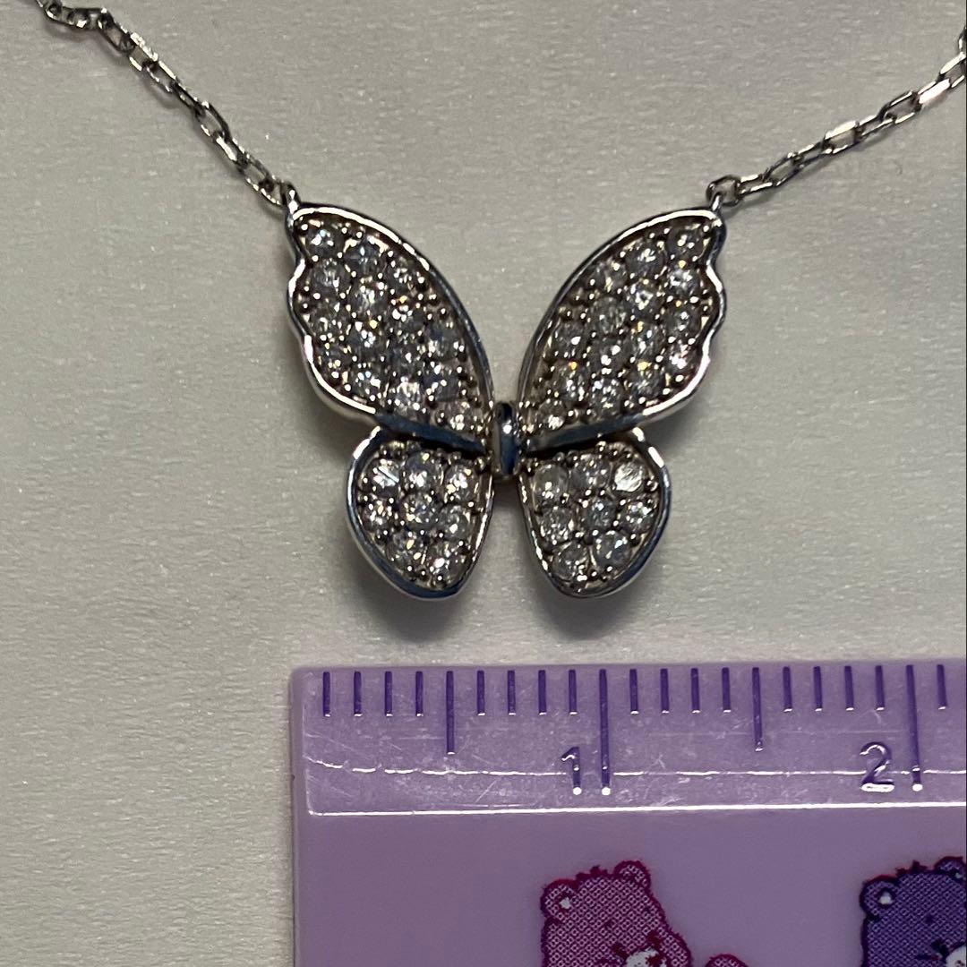 lkサロン　バタフライ小　wg 蝶 ネックレス　箱なし