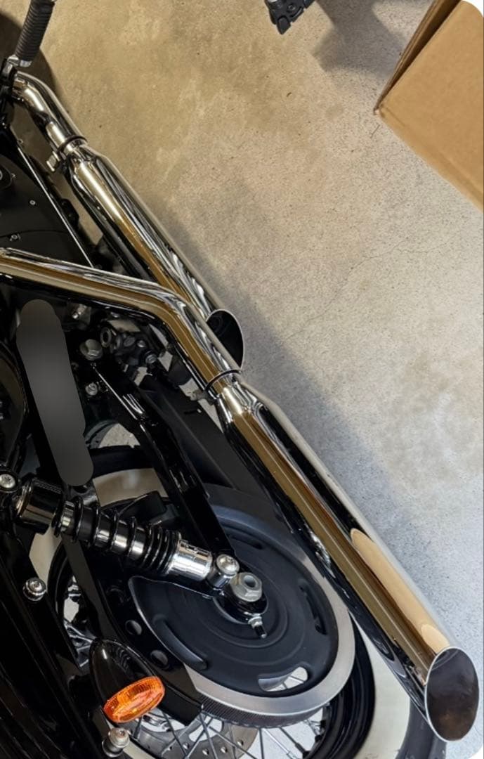 ハーレー　スポーツスター　スリップオン　スラッシュカット