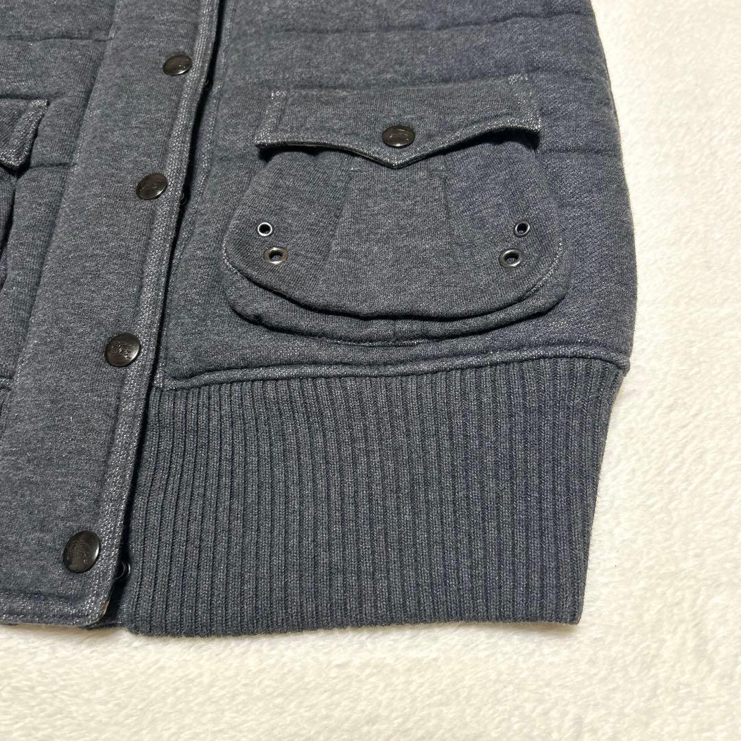 ✨美品✨　BURBERRY ダウンベスト フード ノバチェック ロゴ　刺繡　38