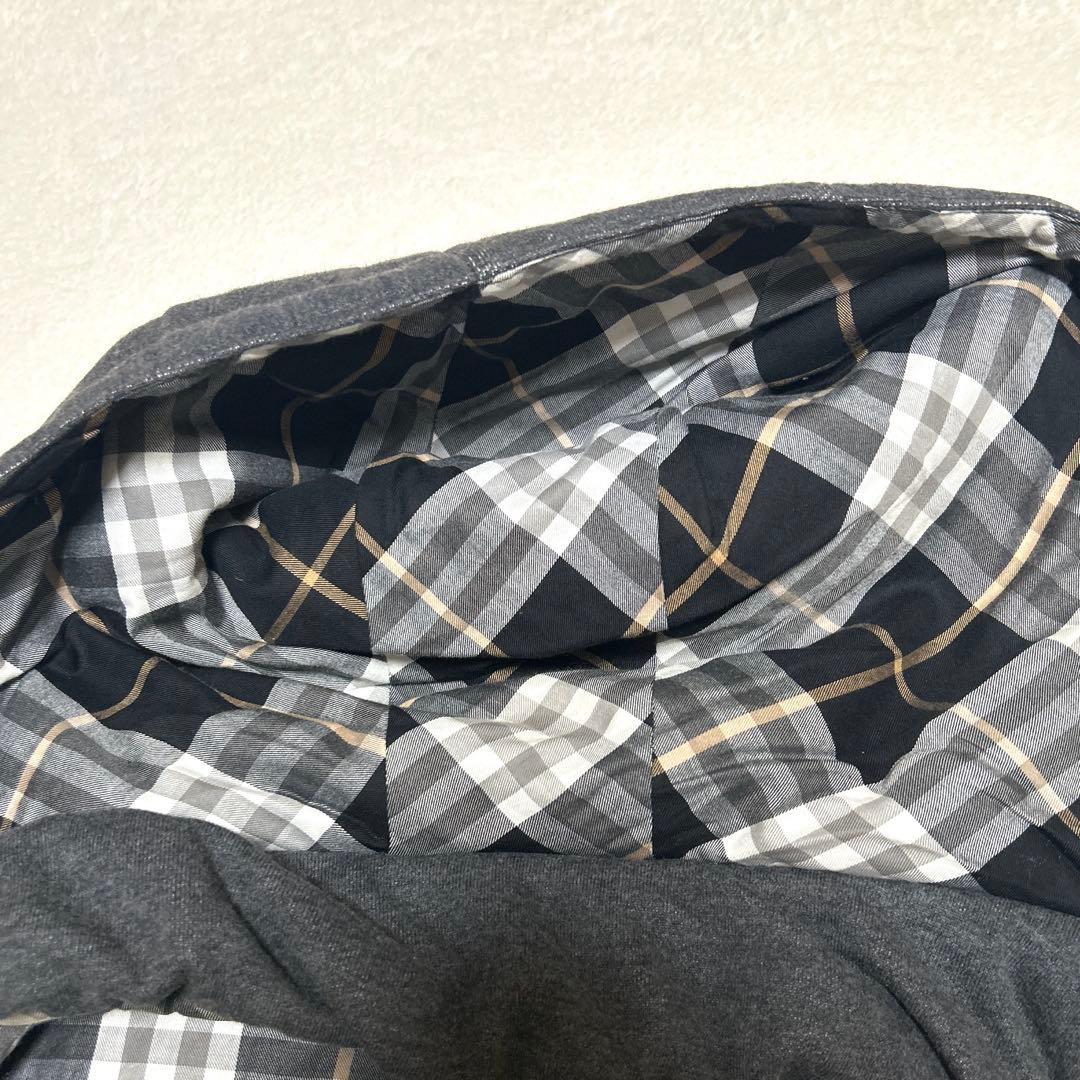 ✨美品✨　BURBERRY ダウンベスト フード ノバチェック ロゴ　刺繡　38